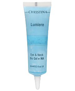 Christina Eye & Neck Bio Gel + HA - Lumiere - Гель для кожи век и шеи с комплексом дерма-витаминов и гиалуроновой кислотой 30 мл